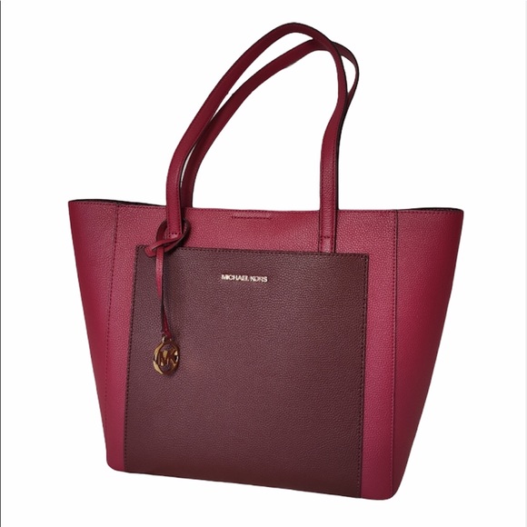 Michael Kors Handbags - Michael kors red Gemma tote NWT